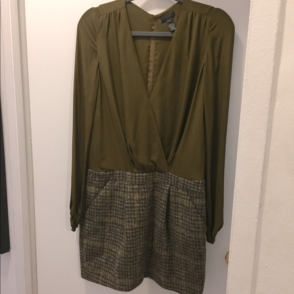 J.Crew Collection Silk/Wool Dress